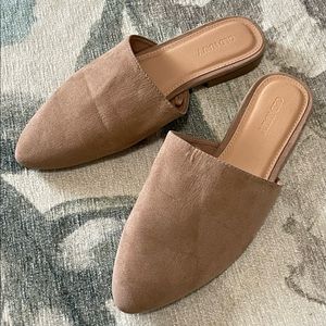 Old Navy Faux Suede Mule Flats